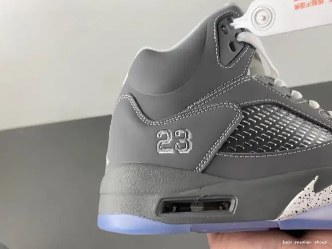 Rep LUCY 136027-005 Retro Wolf Grey 5 Jordan Air 0610